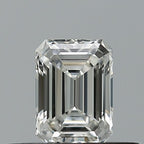Diamante Naturale Taglio Smeraldo 0.35ct VG/VG G VVS1 - GIA - 4.73x3.45x2.25mm