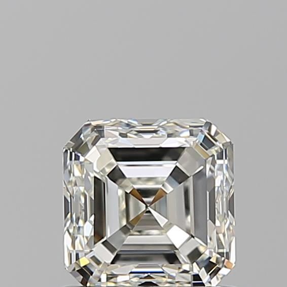 Diamante Naturale Taglio Asscher 0.9ct EX/EX J VVS1 - GIA - 5.15x5.06x3.67mm