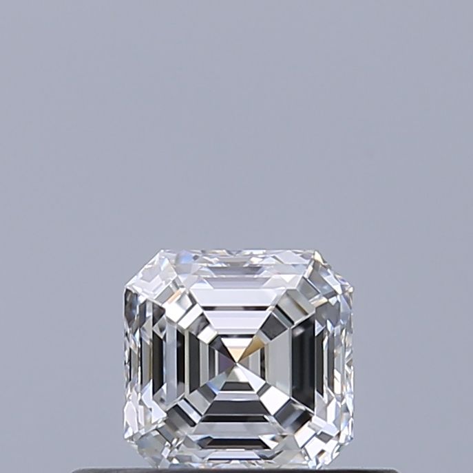 Diamante Naturale Taglio Asscher 0.37ct EX/EX D VVS1 - GIA - 3.98x3.94x2.63mm