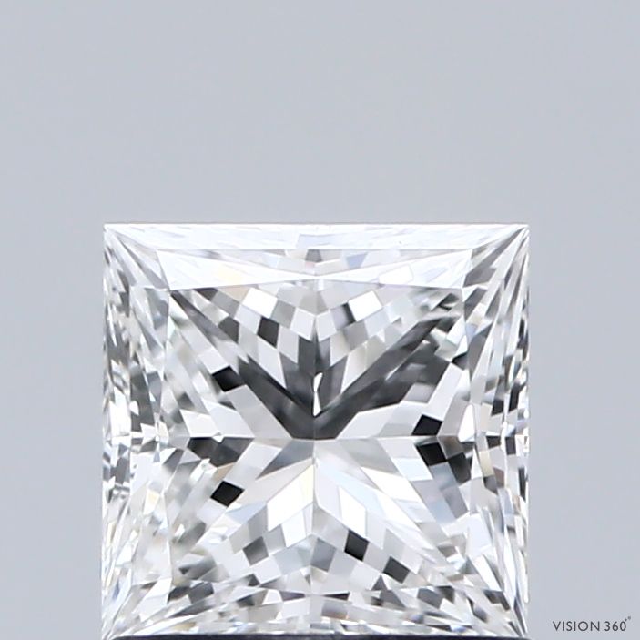 Diamante Naturale Taglio Princess 1.01ct VG/VG F VVS2 - GIA - 5.52x5.5x3.99mm