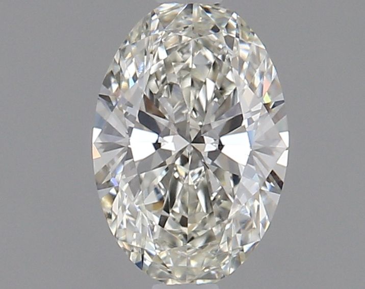 Diamante Naturale Taglio Ovale 0.71ct VG/VG J VS1 - GIA - 7.59x5.12x2.97mm