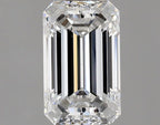 Diamante Naturale Taglio Smeraldo 1ct EX/VG D VS1 - GIA - 7.32x4.46x3.14mm