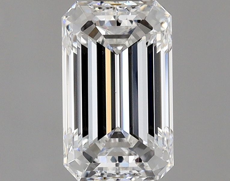 Diamante Naturale Taglio Smeraldo 1ct EX/VG D VS1 - GIA - 7.32x4.46x3.14mm