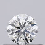 Diamante Naturale Taglio Brillante 0.24ct 3EX J VS1 - GIA - 3.96x3.98x2.47mm