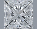Diamante Naturale Taglio Princess 0.5ct VG/EX G VS2 - GIA - 4.39x4.39x3.19mm
