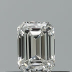 Diamante Naturale Taglio Smeraldo 0.33ct VG/EX G VVS2 - GIA - 4.58x3.33x2.24mm
