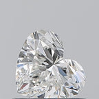 Diamante Naturale Taglio Cuore 0.54ct EX/EX G IF - GIA - 4.99x5.67x3.25mm