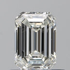 Diamante Naturale Taglio Smeraldo 0.7ct EX/VG J VVS1 - GIA - 6.13x4.29x2.8mm
