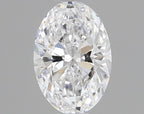 Diamante Naturale Taglio Ovale 0.45ct VG/EX D VVS1 - GIA - 6.21x4.21x2.67mm