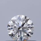 Diamante Taglio Brillante 0.5ct VG/VG/EX E VVS1 - GIA - 4.93x4.98x3.19mm