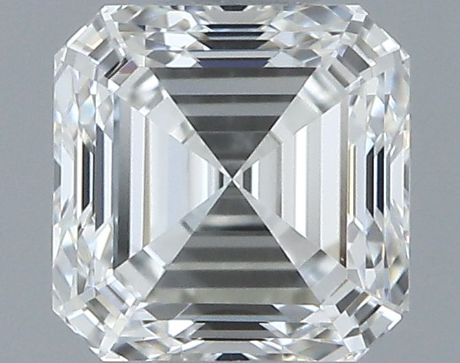 Diamante Naturale Taglio Asscher 0.52ct EX/EX H VVS2 - GIA - 4.36x4.35x2.98mm