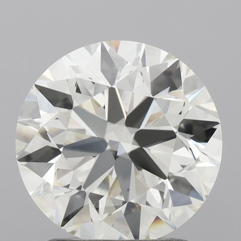 Diamante Naturale Taglio Brillante 1.9ct 3EX J VVS2 - IGI - 7.89x7.98x5.01mm