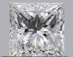 Diamante Naturale Taglio Princess 0.42ct VG/EX E VVS1 - GIA - 4.22x4.15x2.92mm