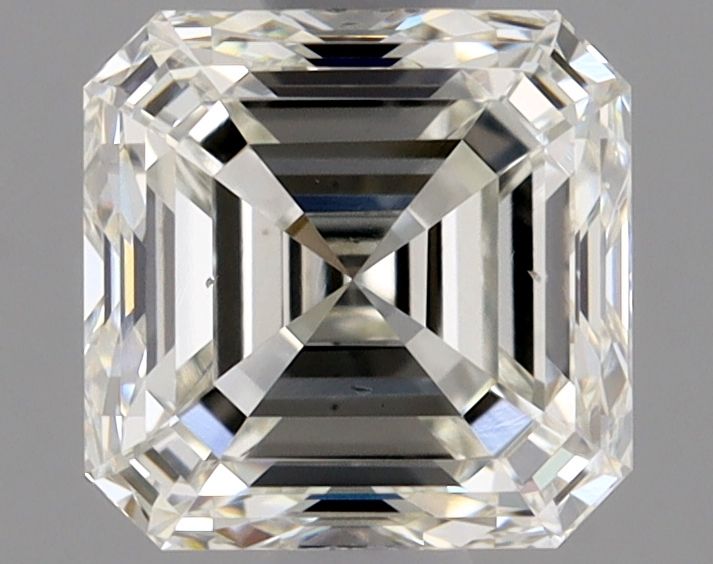 Diamante Naturale Taglio Asscher 1ct VG/EX J VS2 - GIA - 5.44x5.34x3.67mm