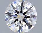 Diamante Naturale Taglio Brillante 0.5ct 3EX D IF - GIA - 5.13x5.15x3.13mm