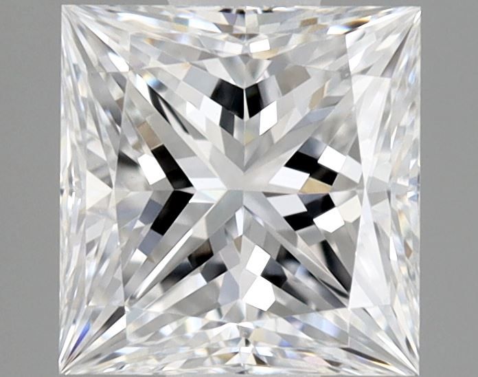 Diamante Naturale Taglio Princess 0.5ct G/VG D VVS2 - GIA - 4.41x4.31x3.17mm