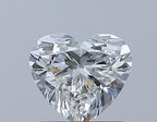 Diamante Naturale Taglio Cuore 0.8ct VG/EX H IF - GIA - 5.82x6.39x3.64mm