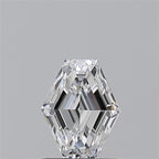 Diamante Naturale Taglio Esagonale 0.7ct EX/VG D VVS2 - GIA - 6.4x5.08x3.03mm