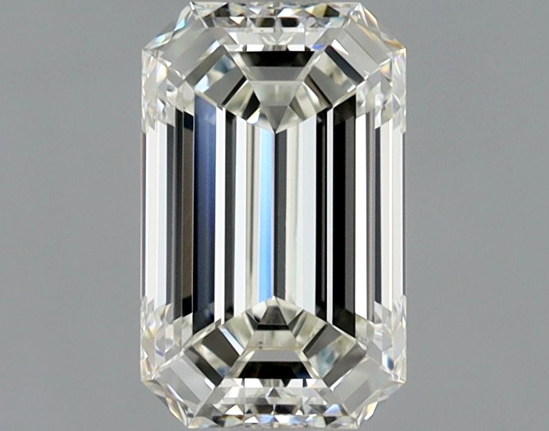 Diamante Naturale Taglio Smeraldo 1.01ct EX/VG J VS1 - GIA - 7.45x4.63x3.05mm