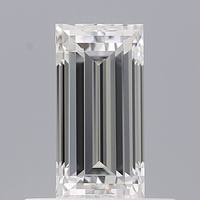 Diamante Naturale Taglio Baguette 0.49ct EX/EX E VVS1 - GIA - 6.43x3.2x2.38mm