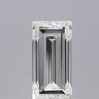 Diamante Naturale Taglio Baguette 0.53ct EX/EX E VVS1 - GIA - 6.49x3.22x2.42mm