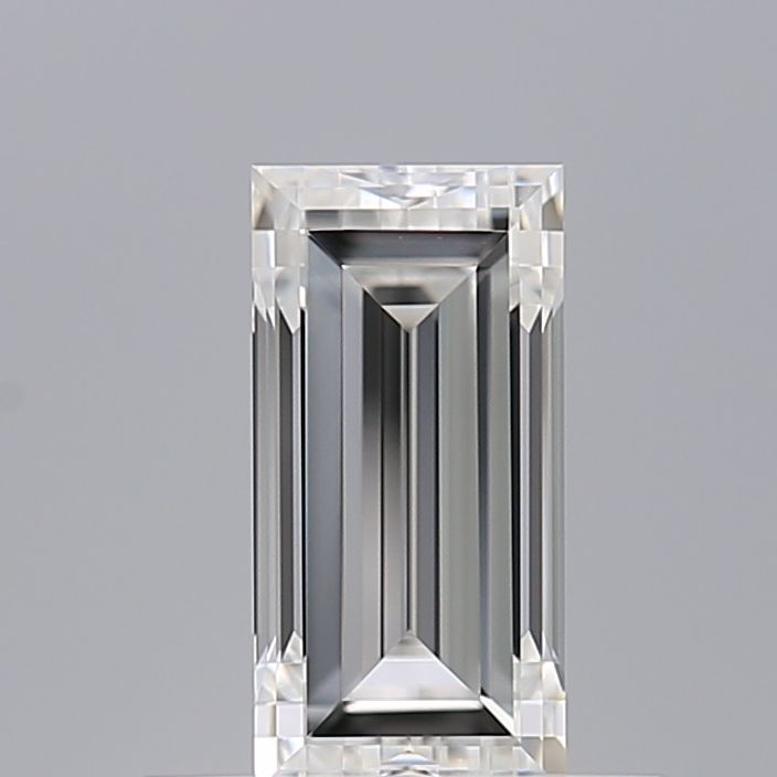 Diamante Naturale Taglio Baguette 0.53ct EX/EX E VVS1 - GIA - 6.49x3.22x2.42mm