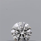 Diamante Naturale Taglio Brillante 0.18ct EX/VG/EX D IF - GIA - 3.62x3.67x2.2mm