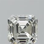 Diamante Taglio Smeraldo Quadrato 1.01ct EX/EX J VVS1 - GIA - 5.49x5.49x3.72mm