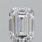 Diamante Naturale Taglio Smeraldo 1.21ct EX/EX E VVS1 - GIA - 6.97x5.05x3.52mm