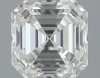 Diamante Naturale Taglio Asscher 0.51ct EX/EX F VS1 - GIA - 4.4x4.33x2.94mm