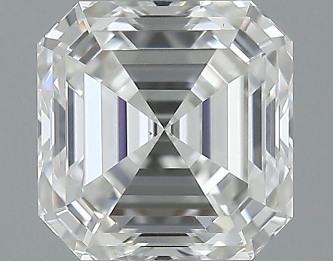 Diamante Naturale Taglio Asscher 0.51ct EX/EX F VS1 - GIA - 4.4x4.33x2.94mm