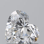 Diamante Naturale Taglio Cuore 0.74ct EX/VG D VVS2 - GIA - 5.7x6.33x3.66mm