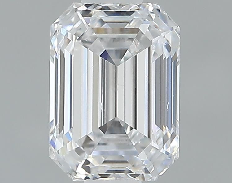 Diamante Naturale Taglio Smeraldo 0.51ct EX/VG D VS1 - GIA - 5.19x3.78x2.63mm