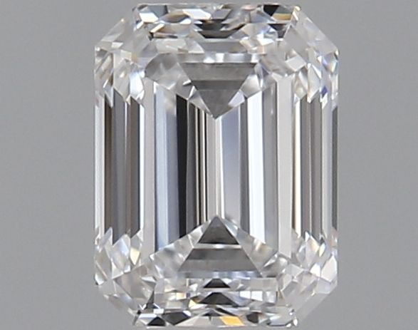 Diamante Naturale Taglio Smeraldo 0.5ct VG/EX D VVS1 - GIA - 5.0x3.79x2.61mm