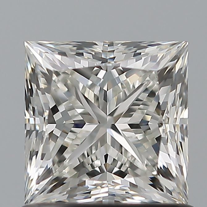 Diamante Naturale Taglio Princess 0.9ct VG/EX I VVS2 - GIA - 5.12x5.08x3.86mm