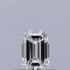 Diamante Naturale Taglio Smeraldo 0.37ct EX/EX D VVS2 - GIA - 5.0x3.44x2.32mm