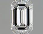 Diamante Naturale Taglio Smeraldo 0.9ct EX/EX E VVS1 - GIA - 6.96x4.62x3.07mm