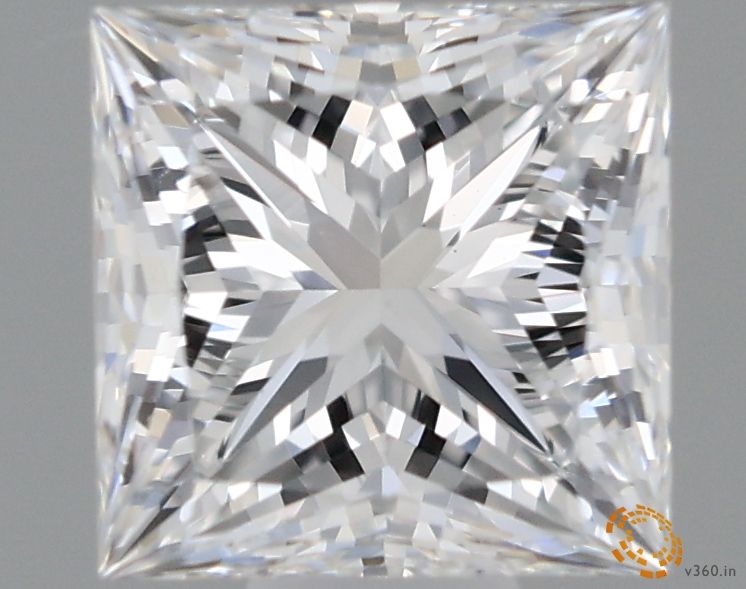 Diamante Naturale Taglio Princess 0.5ct VG/EX E VS1 - GIA - 4.4x4.36x3.09mm