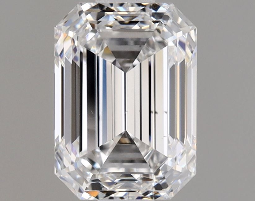Diamante Naturale Taglio Smeraldo 1.01ct EX/VG E VS2 - GIA - 6.54x4.73x3.3mm