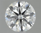 Diamante Naturale Taglio Brillante 0.53ct 3EX E VVS1 - IGI - 5.17x5.22x3.18mm