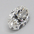 Diamante Naturale Taglio Ovale 0.5ct VG/EX F VS1 - GIA - 6.56x4.41x2.65mm