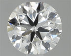 Diamante Naturale Taglio Brillante 0.5ct 3EX F VVS2 - IGI - 5.0x5.04x3.17mm
