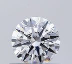 Diamante Naturale Taglio Brillante 0.47ct 3EX D VS2 - GIA - 5.09x5.1x3.04mm