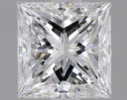 Diamante Naturale Taglio Princess 1.2ct VG/EX D VS2 - GIA - 6.01x5.87x4.22mm