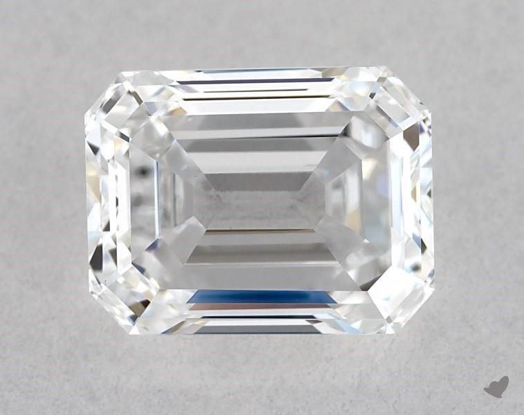 Diamante Naturale Taglio Smeraldo 0.9ct VG/VG D VVS2 - GIA - 6.15x4.77x3.01mm