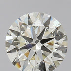 Diamante Naturale Taglio Brillante 0.9ct 3EX J VVS1 - IGI - 6.05x6.11x3.81mm