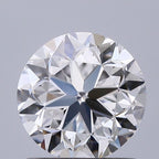 Diamante Naturale Taglio Brillante 1ct G/VG/EX D VS1 - GIA - 6.09x6.19x4.01mm