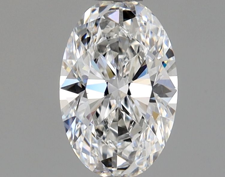 Diamante Naturale Taglio Ovale 0.9ct VG/VG F VVS1 - GIA - 8.0x5.22x3.27mm