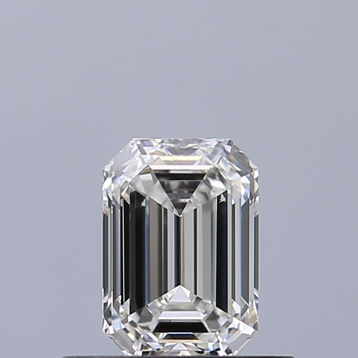Diamante Naturale Taglio Smeraldo 0.5ct EX/EX F VVS1 - IGI - 5.42x3.82x2.56mm