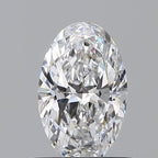 Diamante Naturale Taglio Ovale 0.51ct VG/EX D VVS2 - GIA - 6.95x4.37x2.58mm